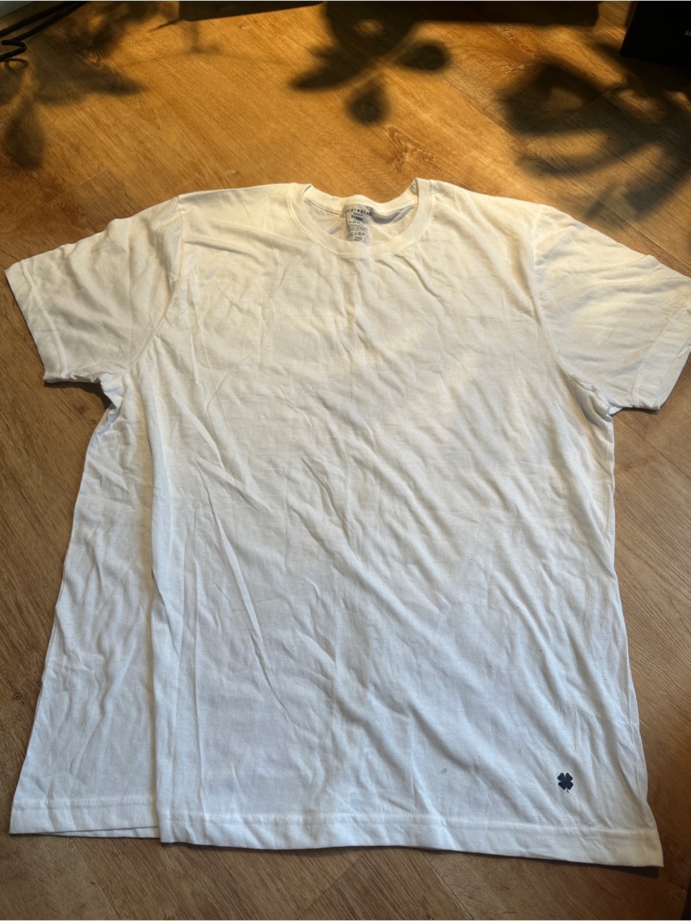 Lucky Brand Men's White Short-Sleeve Crewneck T-Shirt - Everyday Essential